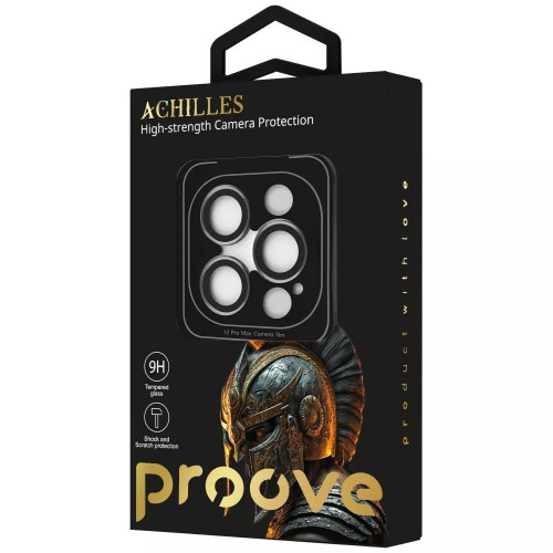 Защитное стекло камеры Proove Achilles для Apple iPhone 12 Pro Max (Gold)