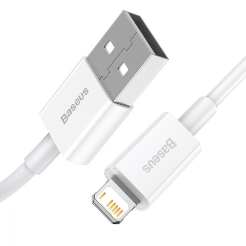 Кабель Baseus Superior Series Fast Charging USB-A – Lightning (0.25 м · 12W · 2.4A) (White)