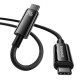Кабель Baseus Tungsten Gold Type-C – Type-C (1 м · 240W) (Black)