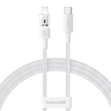 Кабель Baseus Gem Fast-Charging Data Cable Type-C – Lightning (2 м · 20W · 3A) (P10373001211) (White)