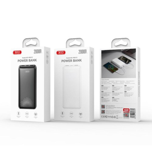 Повербанк XO PB313 10W (20000 mAh) (Black)
