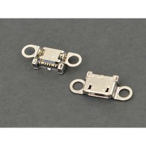 Роз'єм зарядки для Samsung G920 Galaxy S6 7 pin (4 кріплень) (контакти знизу) (Micro USB) без шлейфа (Original)