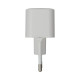 Сетевое зарядное устройство Monoko MAC010 USB-C+USB-A (20W · 3A) (White)