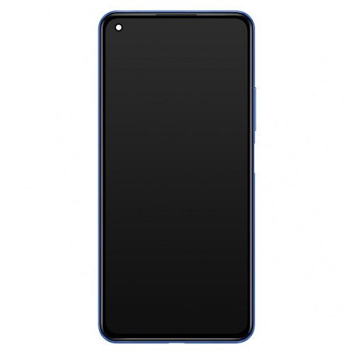 Дисплей для Xiaomi Mi 11 Lite (5G) с тачскрином в рамке (Blue) (Original)