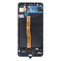 Дисплей для Samsung A750 Galaxy A7 (2018) с тачскрином в рамке (Black) (OLED) (Small size)