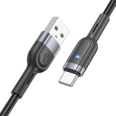 Кабель Hoco U117 USB-A – Type-C (1.2 м · 12W · 2.4A) (Black)