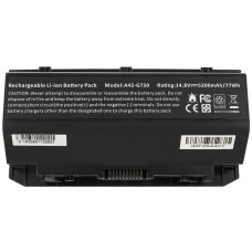 Акумулятор для ноутбука Asus A42-G750 14.8V 5200mAh 77Wh (Black)