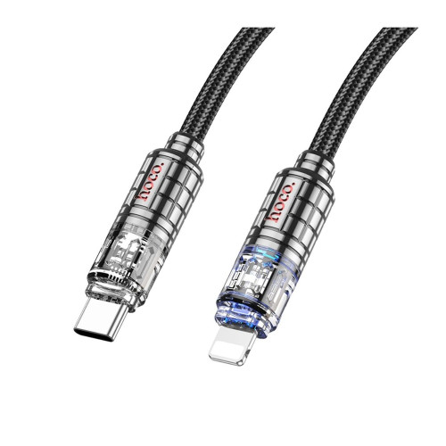 Кабель Hoco U122 Type-C – Lightning (1.2 м · 27W · 3A) (Black)