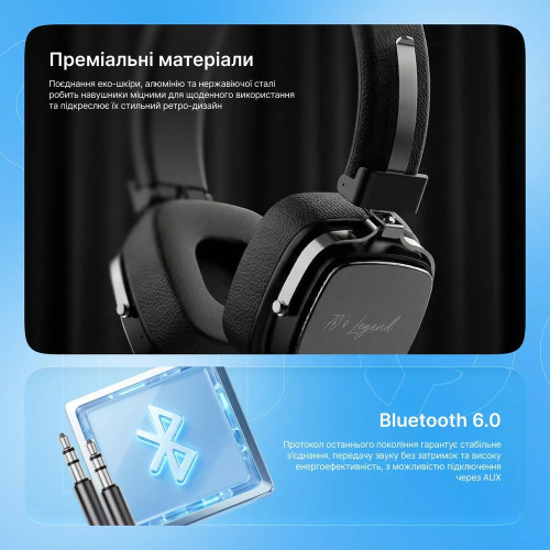 Навушники bluetooth Proove 70s Legend cream white