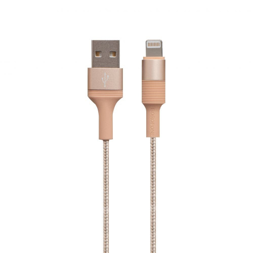 Кабель Borofone BX21 USB-A – Lightning (1 м · 12W · 2.4A) (Gold)