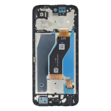 Дисплей для Tecno Spark 40c с тачскрином в рамке (Black) (ver. DPT)