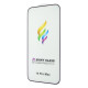 Защитное стекло Color Frame для Apple iPhone 14 Pro Max (Full Glue) (Purple)