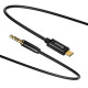 Аудиокабель AUX Baseus Yiven M01 Type-C – 3.5 мм (1.2 м) (CAM01-01) (Black)