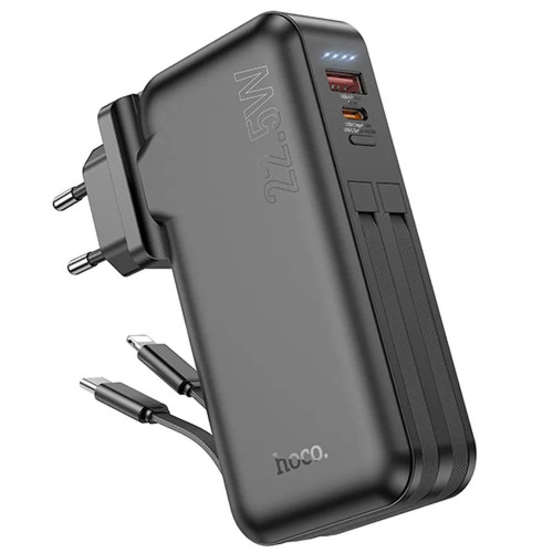 Повербанк Hoco J126 Travel PD20W+22.5W (10000 mAh) (Black)