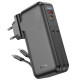 Повербанк Hoco J126 Travel PD20W+22.5W (10000 mAh) (Black)
