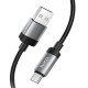 Кабель Hoco X117 Star USB-A – Type-C (1 м · 15W · 3A) (Black)