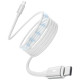 Кабель Proove Magneto Type-C – Type-C (1 м · 60W · 3A) (White)