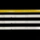 Пряма підсвітка для телевізора 40″ 3B6CX-77517 (3 планки по 774 мм, 6 LED, лінза 15,5 мм, 3 В)