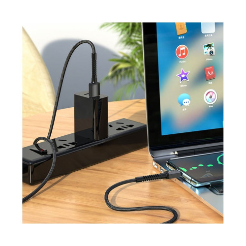 Кабель Hoco X71 USB-A – Type-C (1 м · 15W · 3A) (Black)