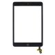 Сенсорне скло для Apple iPad mini (2012) з кнопкою (Black)