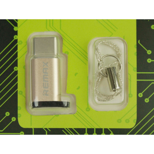 Переходник Remax Micro-USB – Type-C (Silver)