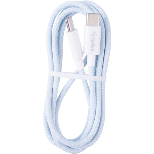 Кабель Gelius iCable Type-C to Type-C 60W 1.2м (GP-UCN010) light blue