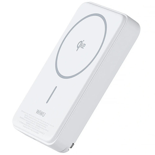 Повербанк WIWU Wi-P031 Magnetic PD30W (10000 mAh) (White)