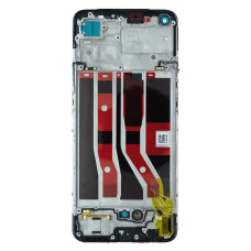 Дисплей для Oppo A74 с тачскрином в рамке (Black) (Original) (ver. 04)