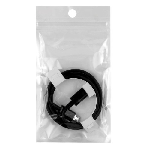 Кабель Type-C – Micro-USB (тех. пак) (1 м · 10W · 2A) (Black)