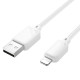 Кабель Hoco X113 Beneficio USB-A – Lightning (1 м · 12W · 2.4A) (White)