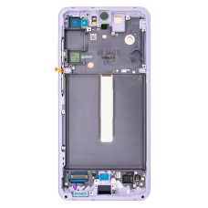 Дисплей для Samsung G990 Galaxy S21 FE з тачскріном в рамці (Lavender) (Original)