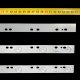 Пряма підсвітка для телевізора Bravis 32″ 303DG315033 (1 планка 570 мм, 10 LED, лінза 13 мм, 3 В)