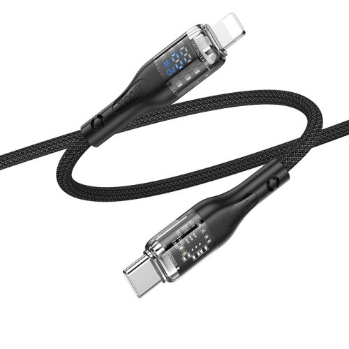 Кабель Hoco U115 Type-C – Lightning (1.2 м · 20W · 3A) (Black)