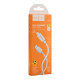 Кабель Hoco X107 USB-A – Lightning (1 м · 12W · 2.4A) (White)