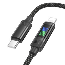 Кабель Hoco U126 Type-C – Lightning (1.2 м · 27W · 3A) (Black)