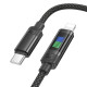 Кабель Hoco U126 Type-C – Lightning (1.2 м · 27W · 3A) (Black)