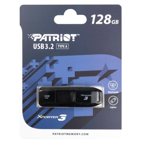 Флешка Patriot Xporter 3 128GB USB 3.2 (Black)