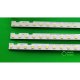 Боковая подсветка для телевизора Samsung 75″ 3030F Rev1.0 (3 планки по 546 мм, 60 LED 3x3 мм, 3 В)