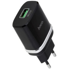 Сетевое зарядное устройство Hoco C12Q USB-A (18W · 3A) (Black)