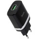Сетевое зарядное устройство Hoco C12Q USB-A (18W · 3A) (Black)