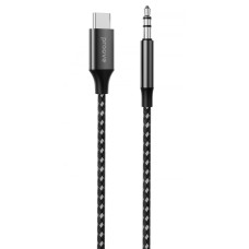 Audio кабель AUX Proove SoundMesh Type-C to 3.5мм 1м gray