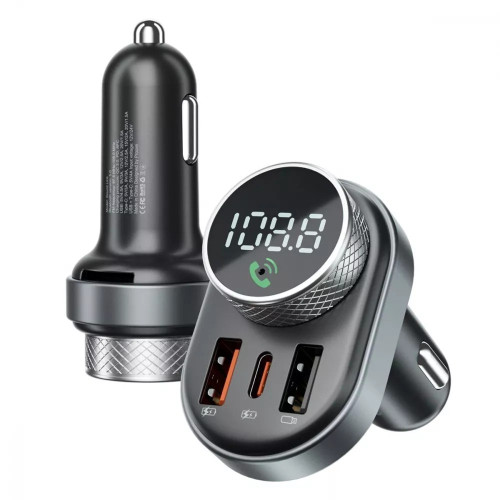 FM-модулятор Proove Launcher Sound Link USB-A+USB-C (30W · 3A) (Black)