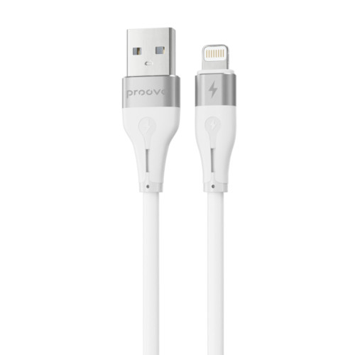 Кабель Proove Soft Silicone USB-A – Lightning (1 м · 12W · 2.4A) (White)