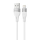 Кабель Proove Soft Silicone USB-A – Lightning (1 м · 12W · 2.4A) (White)
