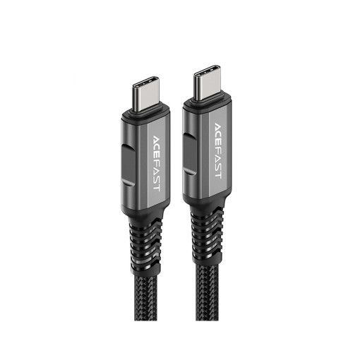 Кабель Acefast C1-09 Type-C – Type-C (1 м · 240W · 5A) (Black/Gray)