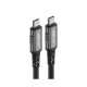 Кабель Acefast C1-09 Type-C – Type-C (1 м · 240W · 5A) (Black/Gray)