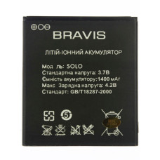 Аккумулятор для Bravis Solo (1400 mAh)