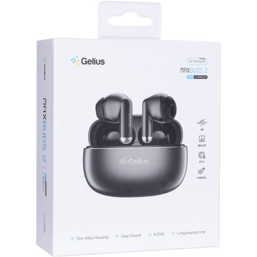 Наушники Bluetooth Gelius MaxBuds 2 GP-TWS025X (Gray)