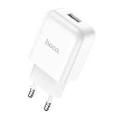 Мережевий зарядний пристрій Hoco N2 USB-A (10W · 2.1A) (White)