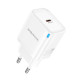 Сетевое зарядное устройство Borofone BA84A USB-C (30W · 3A) (White)